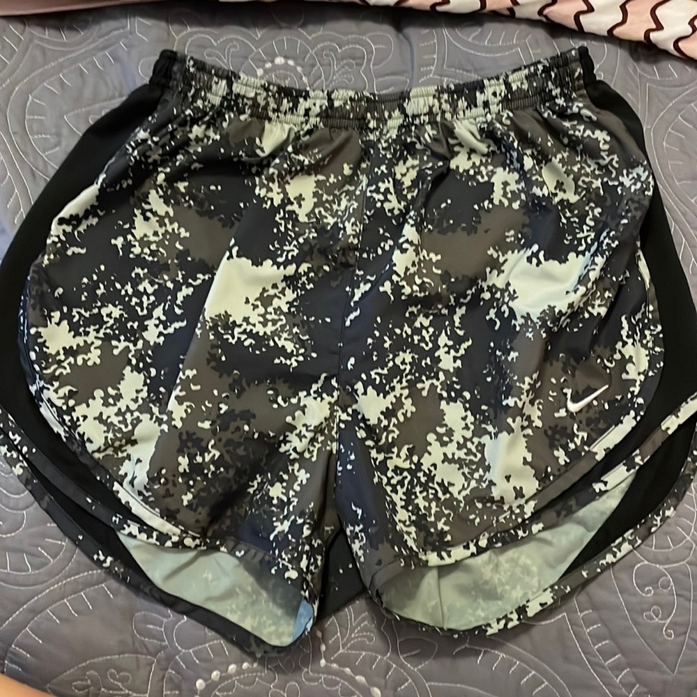 Camo nike running shorts